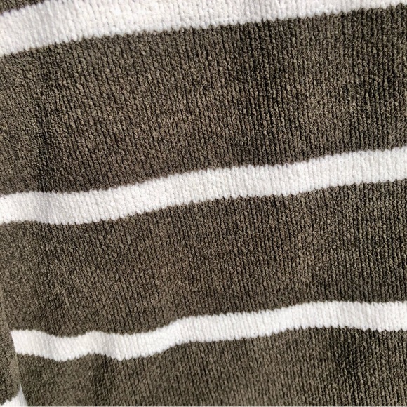 Windsor Oversized Striped Pullover Cropped Sz. Small - Picture 5 of 9